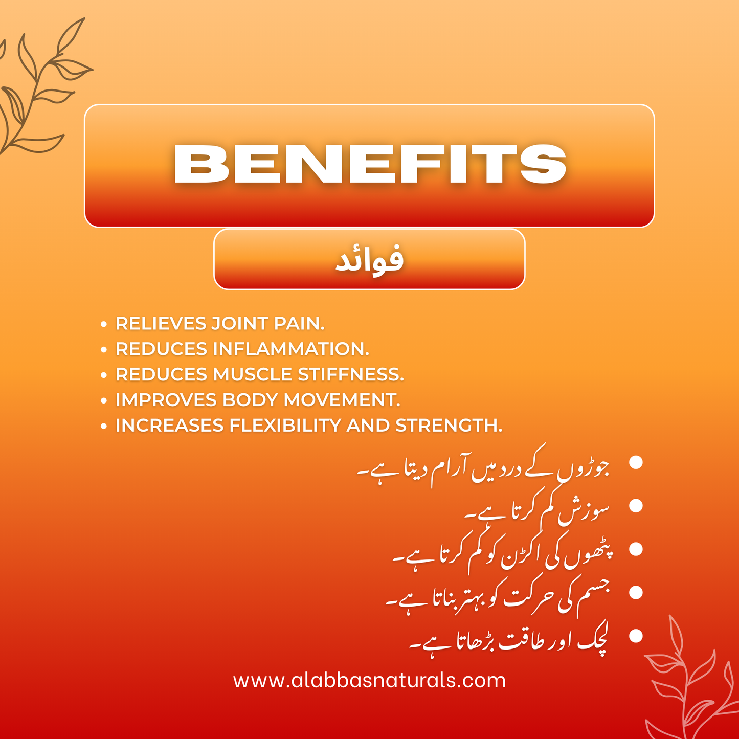 Herbal Joint Pain Relief - Capsules