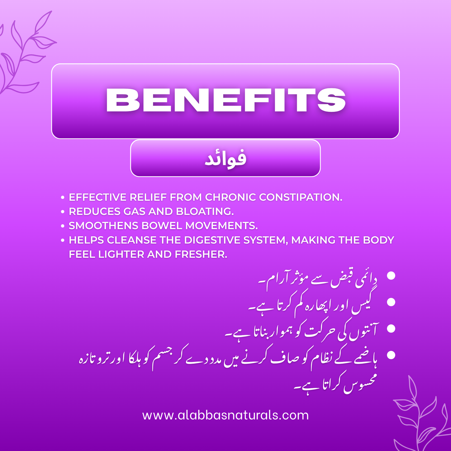 Herbal Constipation Relief - Capsules